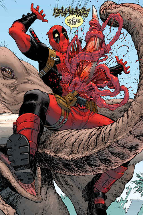 Violence you won't see "Once Upon a Deadpool"