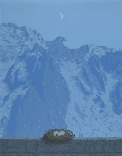 Architecture au clair de lune, 1956 - Rene Magritte 